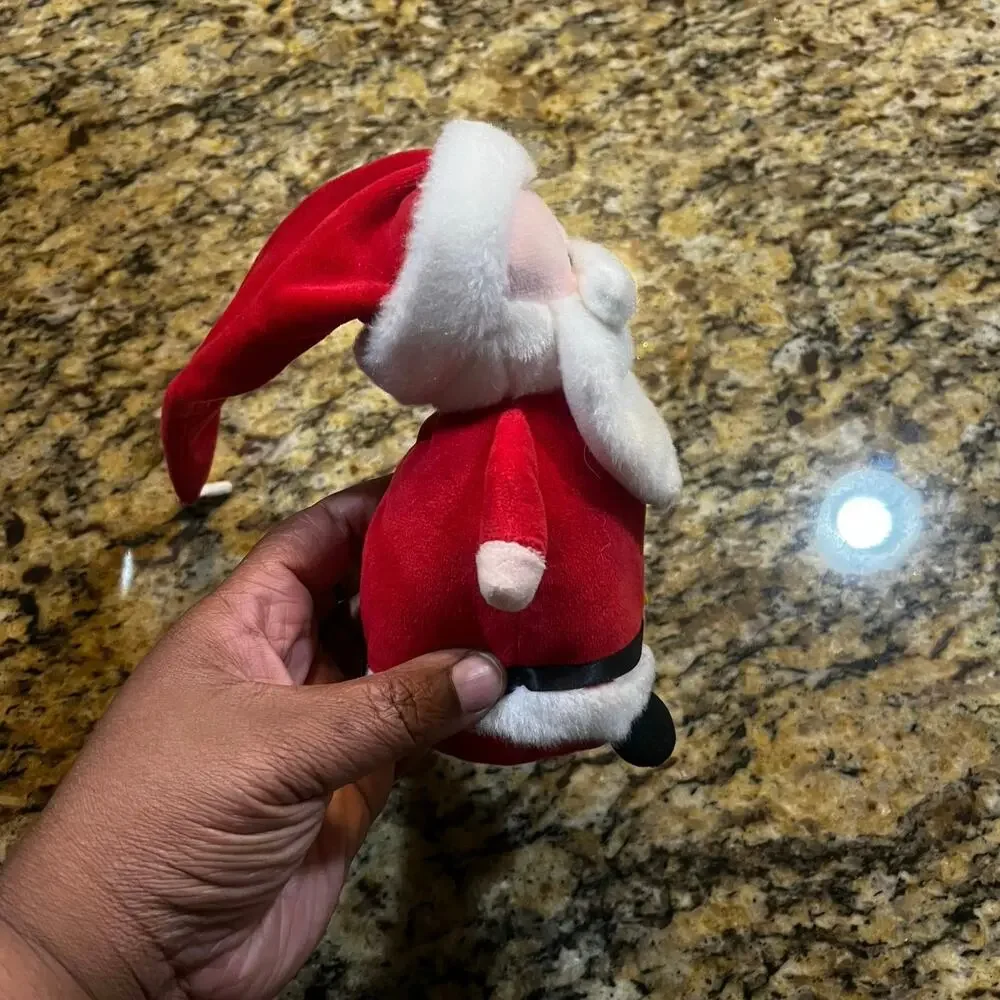 Douglas‎ Santa Claus Mini Bean Doll Plush Baby Toy 6”